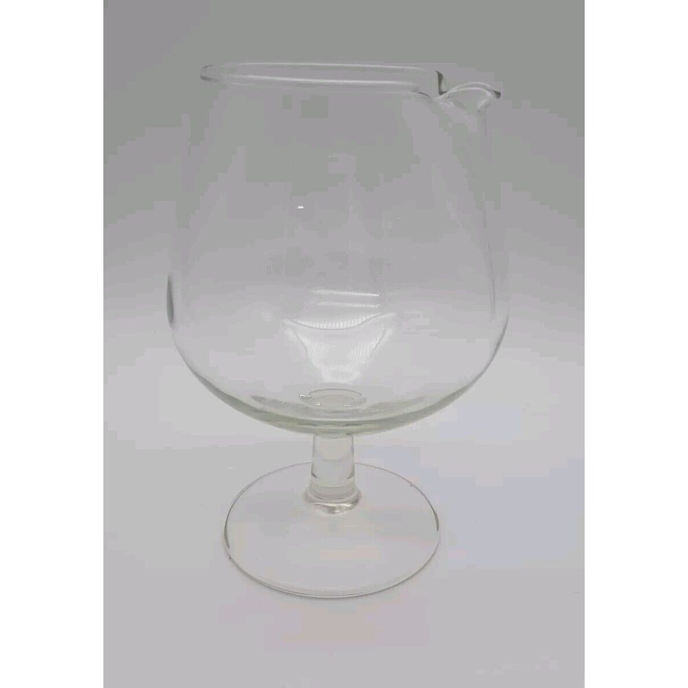 vintage Brandy / Cognac Snifter Pourer Glass 6" tall